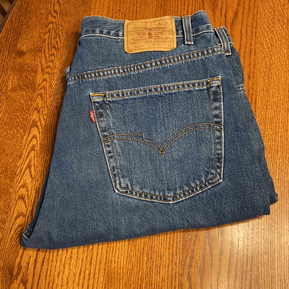 Vintage Men's 505 Levi's Jeans 40 x 32 - Picture 3 of 16